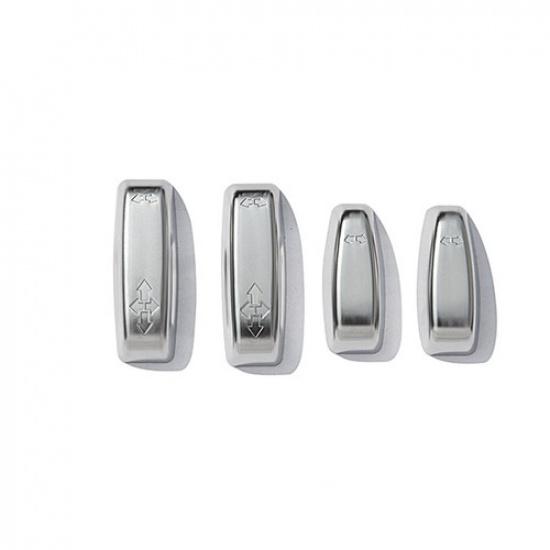 &+ 4Pcs Seat Adjustment Switch Button Cover Trim for Volvo XC60 V60 S60 V40