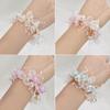 Wrist Flower Pearl Corsage Bridesmaid Children Hand Flower Marriage Beautiful Bride Wedding Bracelets Girls