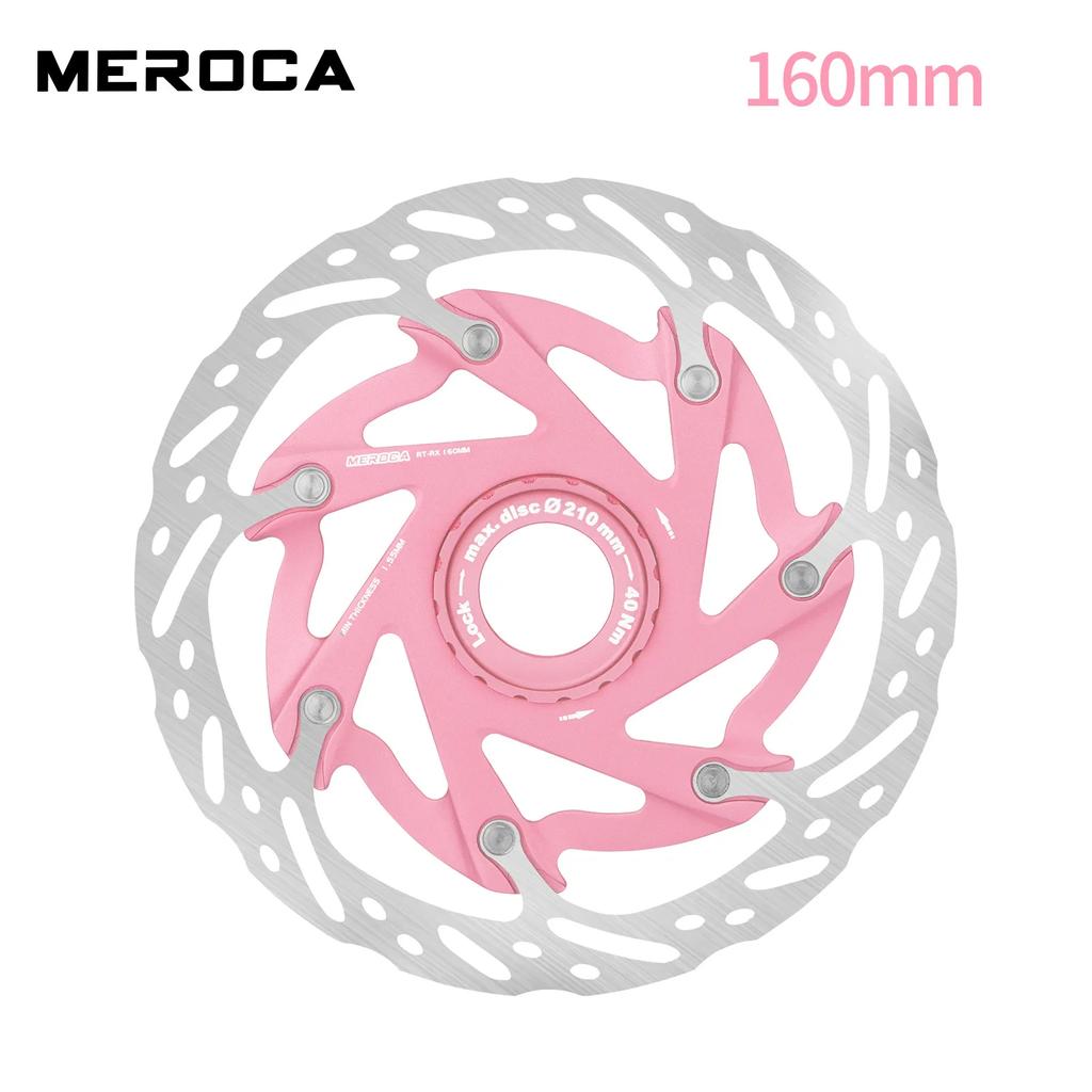 MEROCA XR Велосипедный Тормозной Ротор 140ММ 160ММ Велосипедный Ротор Centerlock Теплоотвод Плавающие Роторы Велосипедные Компоненты