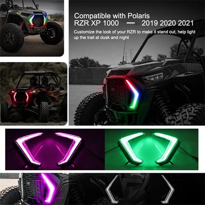 Светодиодный ДХО Указатель поворота Передний свет для водителя для Polaris RZR XP 1000 2019-2021