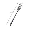 8 Colors Stainless Steel Long Handle Dinner Fork Korean Rainbow Fork Hotel Restaurant Party Supplies Dinnerware Steak Gold Fork