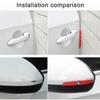 HLLQ9 Car Sticker Door Edge Guards for Skoda Rapid Vision Superb Fabia Kodiaq Karoq Octavia RS Yeti Protection Strip Scratch Collision