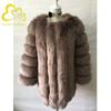 Куртка осень-зима 2024 новая модная шуба женская средняя и длинная корейская версия имитация лисьего меха шуба
