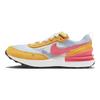 Nike Waffle One BP Нескользящие Амортизирующие Низкие Повседневные Кроссовки Детские Кроссовки Красно-Оранжевые Серые DC0480-700