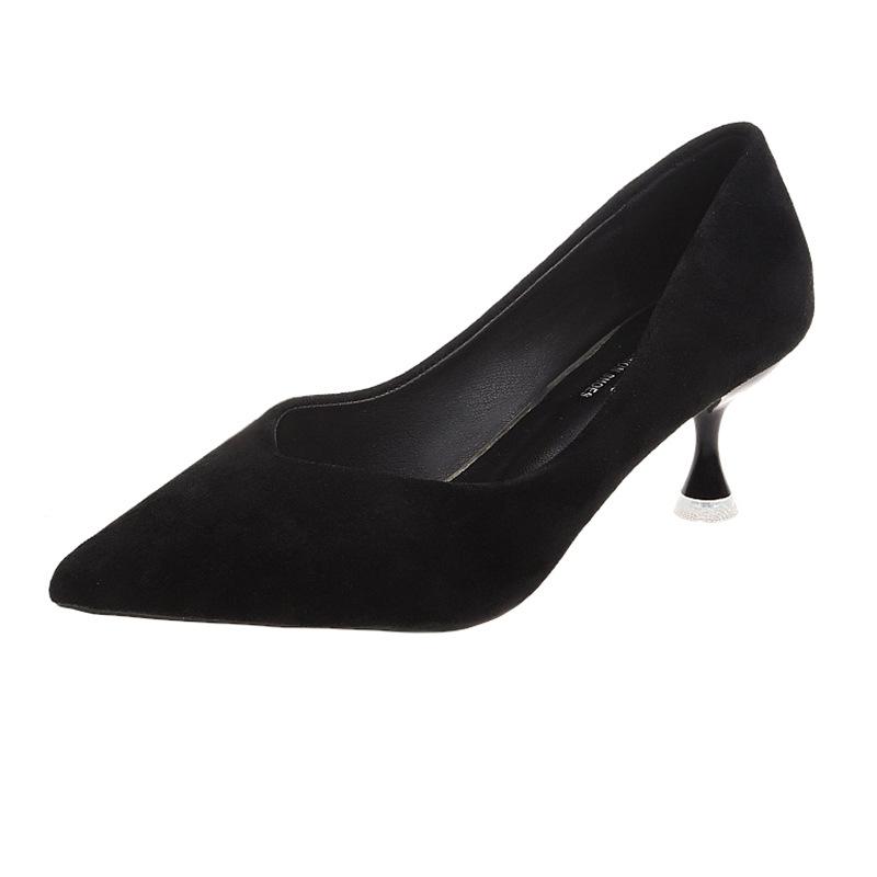 Модные замшевые женские туфли на высоком каблуке, модные женские туфли, остроносые туфли на высоком каблуке, женские туфли, новые туфли для вечеринок, женские