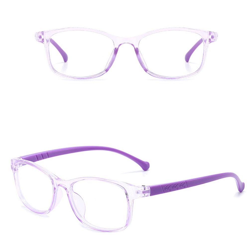 Girls Eye Protection Computer Comfortable Eyeglasses Kids Glasses Anti-blue Light Ultra Light Frame