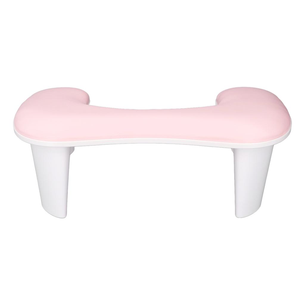 Nail Arm Rest for Nail Tech Detachable Feet U Shape Soft PU Leather Non Slip Manicure Hand Rest