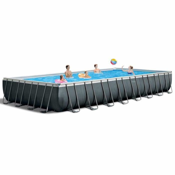 Intex Above-ground Pool - Rectangular Ultra XTR Frame - 975x488x132 - Volleyball Set