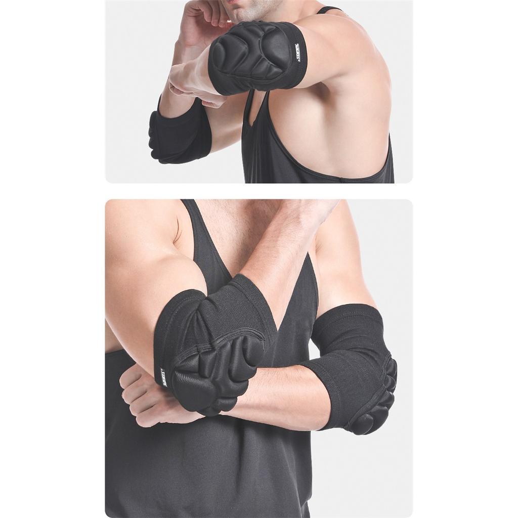 1 пара налокотников, защита локтя, волейбольная губка, компрессионные налокотники для баскетбола, тенниса, футбола