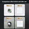 86Type Air-conditioning Dust Plug Easy Install Hole Cap Creative Wall Hole Cover  Wall Decoration