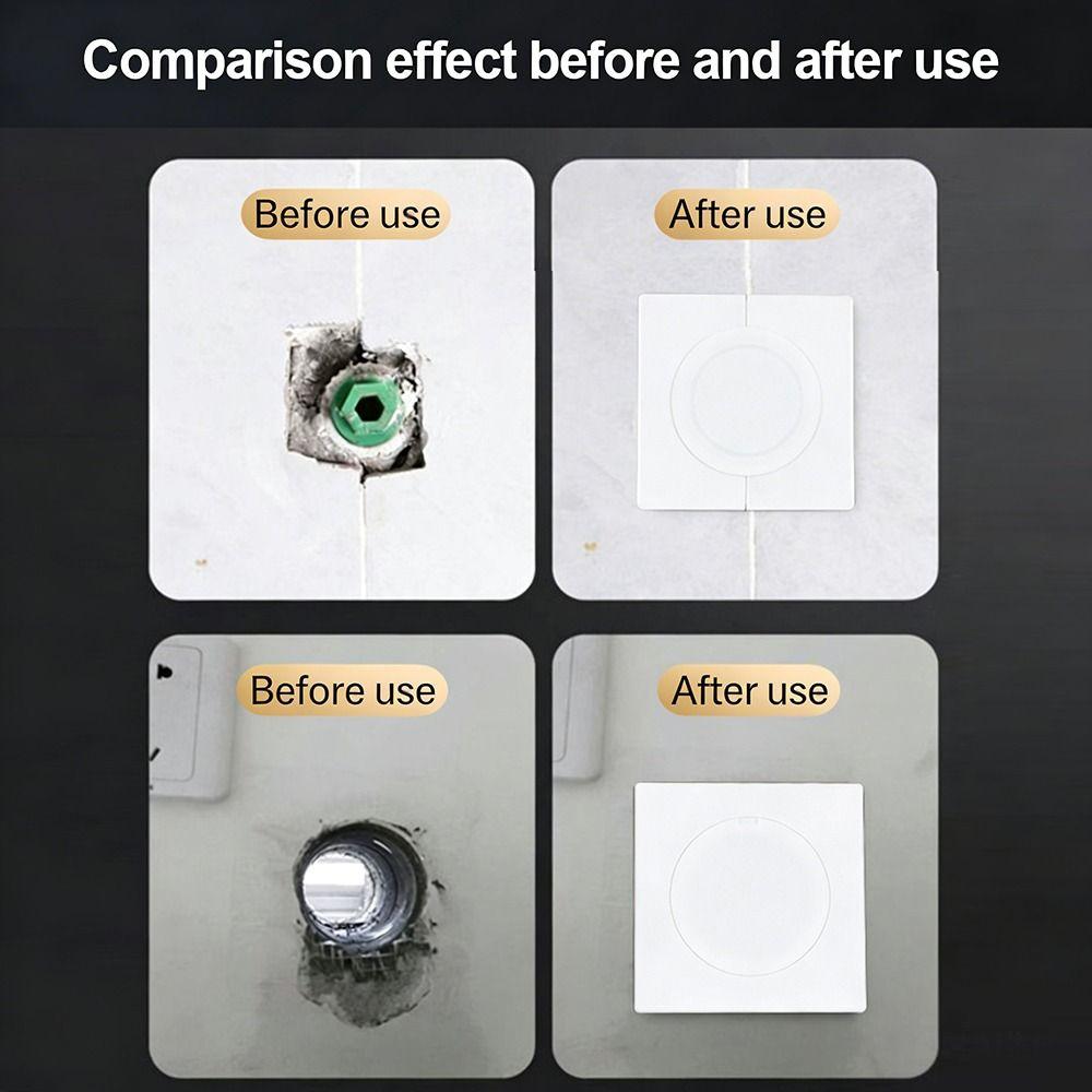 86Type Air-conditioning Dust Plug Easy Install Hole Cap Creative Wall Hole Cover Wall Decoration
