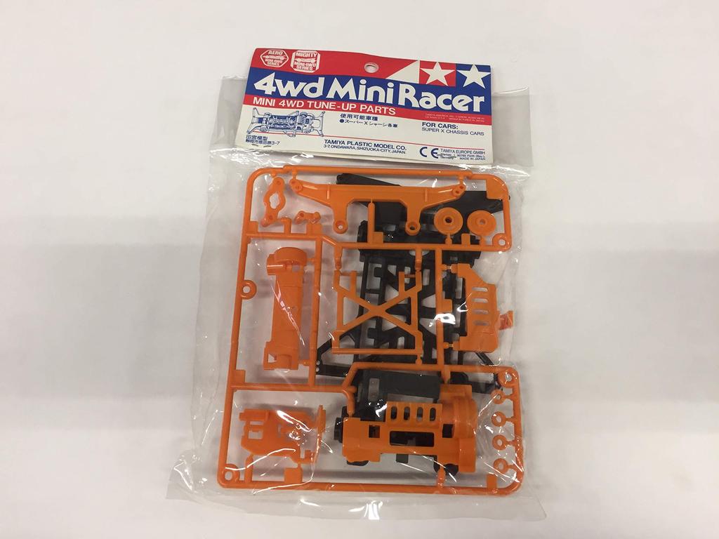 Специальная распродажа шасси Tamiya Super X Carbon с ограниченным 4WD (оранжевый) (Мини-продукт 94315)