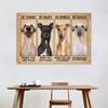 Funny Dogs Canvas Painting Animal Be Better Posters and Prints Wall Art Pictures for Living Room Modern Home Decor No Frame
