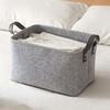 & Living Remote Control Holder Foldable Box Felt Storage Basket Clothes Organizer Sundries Pouch
