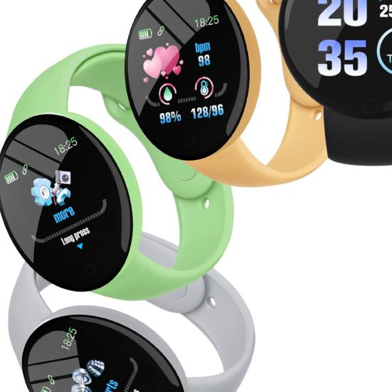 D18S 1,44 дюйма Сенсорное управление Мониторинг сердечного ритма Умные часы Большой экран Мужские