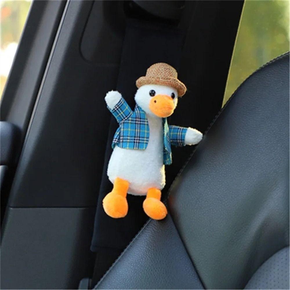 Мягкий плюшевый чехол на ремень безопасности автомобиля, наплечники для ремня безопасности с изображением животных, протектор ремня безопасности, автомобильные аксессуары