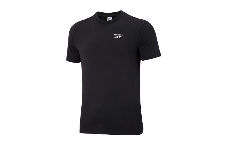 Reebok Футболки Унисекс Черные С Круглым Вырезом Умеренный Прямой Крой GR8487