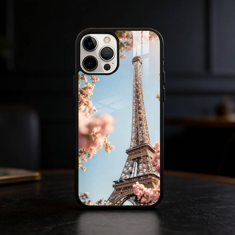 Чехол для телефона с Эйфелевой башней Парижа Для iPhone 17,16,15,14,13,12,Plus,Pro,Max Для магнитной беспроводной зарядки