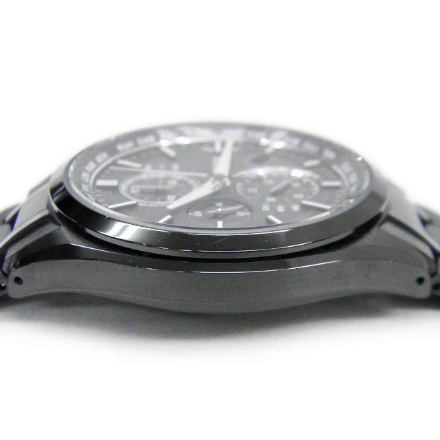Used [Used A] Citizen Men's Watch Attesa Black Titanium Series AT8044-56E Eco-Drive Radio-Controlled Watch