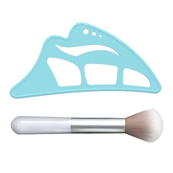 Инструмент для нанесения трафарета для теней для век для начинающих, многоразовый помощник для нанесения теней с кисточкой для макияжа, руководство по нанесению теней для век, шаблон для нанесения теней для век