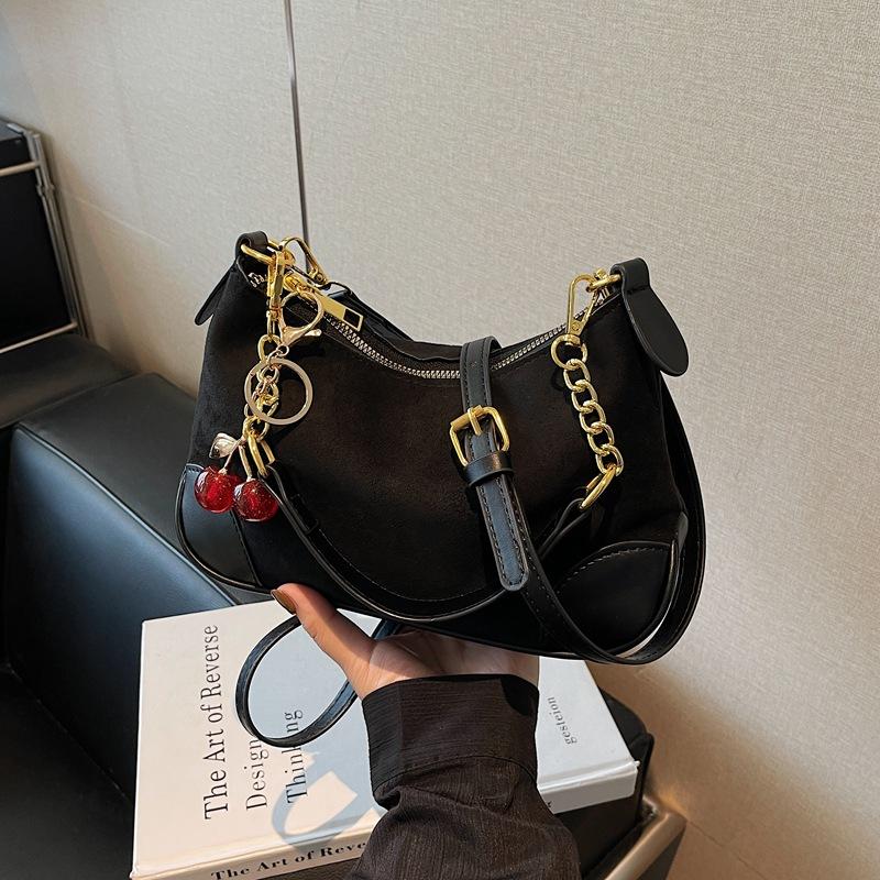 Ретро сумка женская осень-зима 2025 новая модная нишевая дизайнерская сумка через плечо и кроссбоди популярная сумка-пельмень в стиле инс