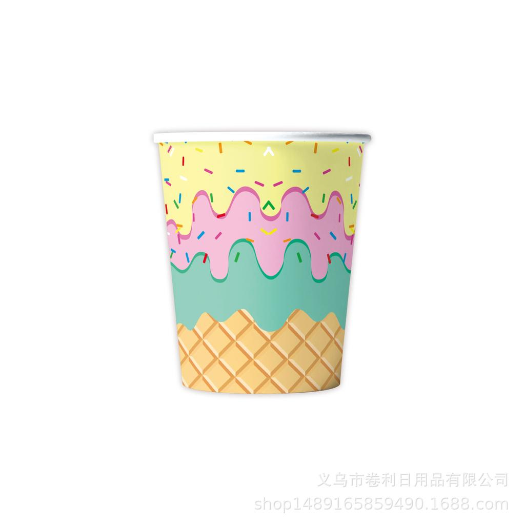 Summer Ice Cream Birthday Party Supplies, Ice Cream Party Decorations, Banners, Tableware, Tablecloths