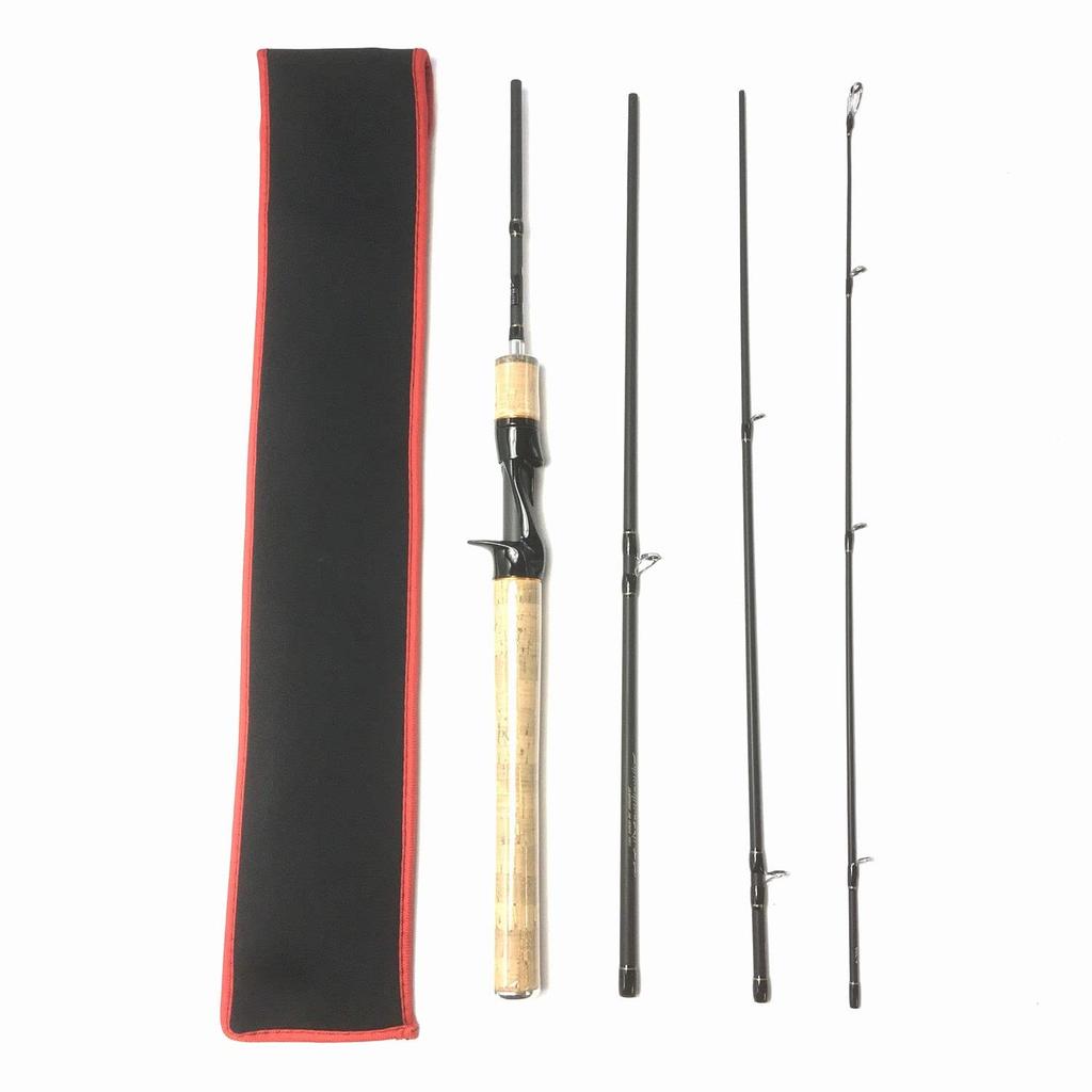 6ft Bait Pack Rod 4 Pieces 6ft Bait Finesse Rod 4 Pieces Light Lure Bait Rod Trout Rod Travel Rod Light Mountain Stream Bait Mobile Rod Aging Rod