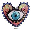 Patch for Clothes Punk Heart Eye Sequins Patches Diy Clothing Stickers Sew On Embroidered Applique P