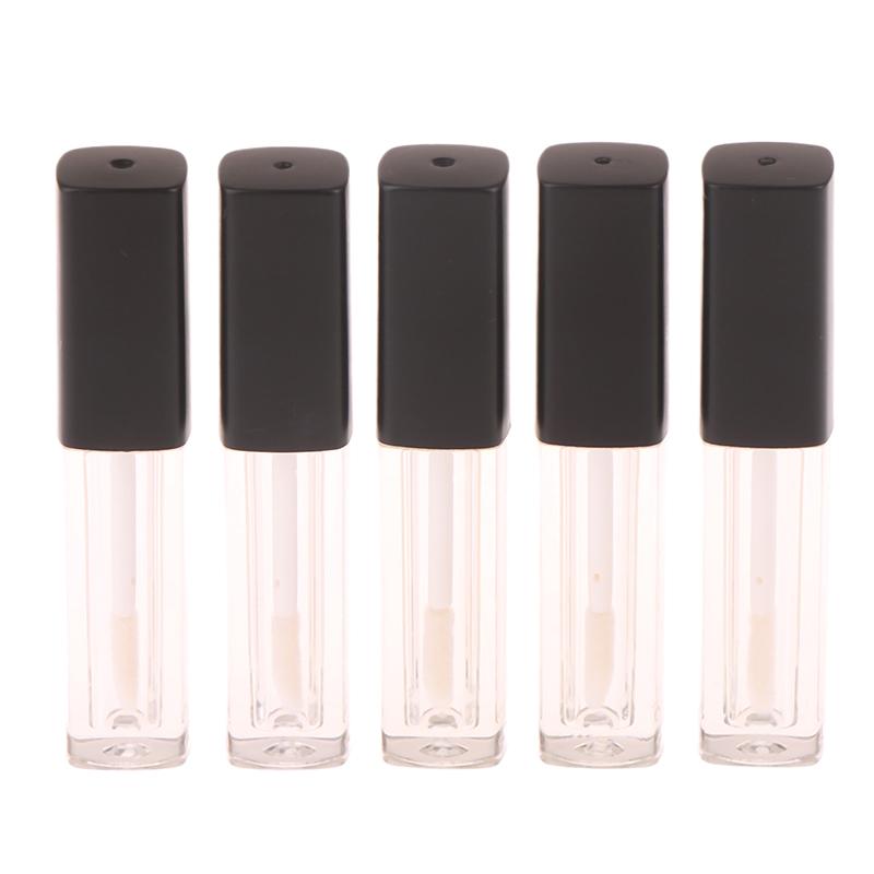 5 шт. 1,5/3 мл мини-пластиковый пустой прозрачный тюбик для блеска для губ бальзам для макияжа контейнер косметический контейнер