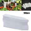 100pcs Gardening Name Tags Plastic Plant Labels Plastic Garden Markers Marks UK