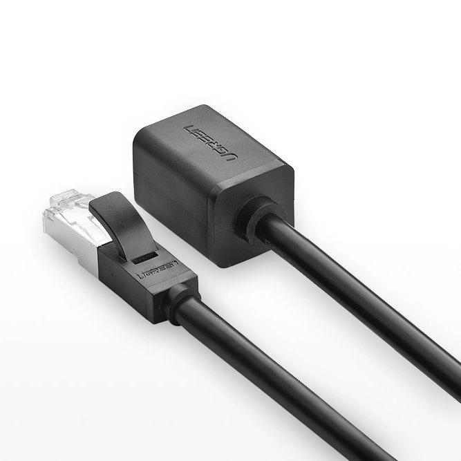 Ugreen Extension Cable Ethernet Rj45 Cat 6 Ftp 1000 Mbps Internet Cable 5 M Black (Nw112 11283)