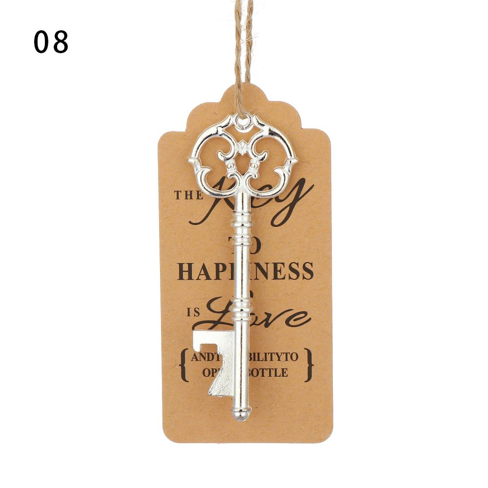 Vintage Party Favor Supplies Beer Opener Wedding Decor Key Bottle Opener Wine Keychain Souvenir