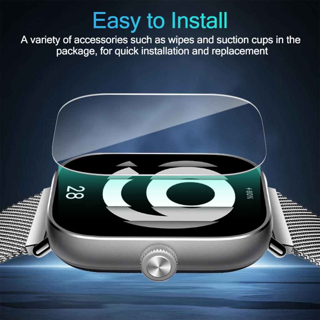Tempered Glass for Xiaomi Redmi Watch 5 Active Smart Watch Screen Protector Anti-Scratch for Mi Redmi Watch 5 4 Prottiecve Film