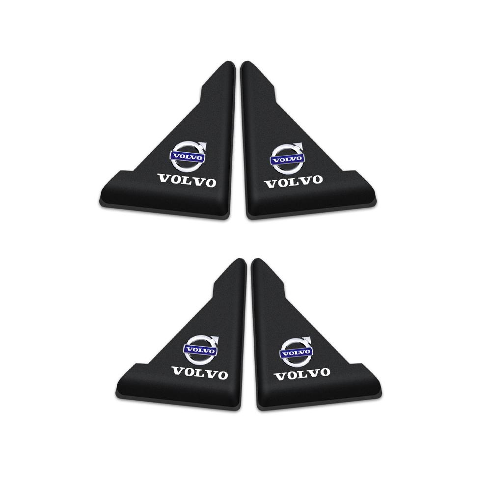 2/4Pcs Car Door Corner Anti-Collision Protector Sticker For Volvo Rdesign T6 AWD C30 C70 S40 S60 S70 S80 S90 Auto Accessories