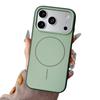 Применимо к чехлу для мобильного телефона iPhone17ProMax, матовое покрытие, ощущение кожи, контрастный цвет, магнитное крепление, Apple 16, всесторонний, защита от падения