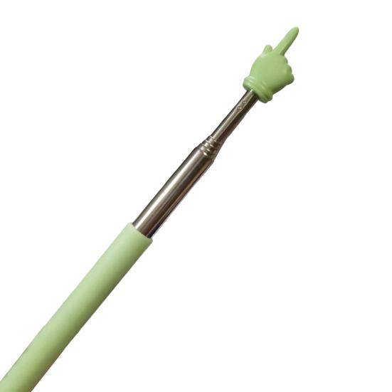 Выдвижная палочка для пальцев, выдвижная телескопическая указка для учителей в классе, мини-ручной презентер, доска для презентации, указатель