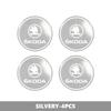 PBMN1 For Skoda 4PCS 56mm Car Wheel Tire Hub Center Sticker Badge Accessories Octavia A5 A7 RS Fabia Superb Rapid Karoq