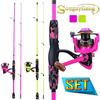 Fishing Rod Reel Combos 1.8M 2Section Spinning Fishing Rod 13BB Spinning Reel Carp Bass Rod Reel Set