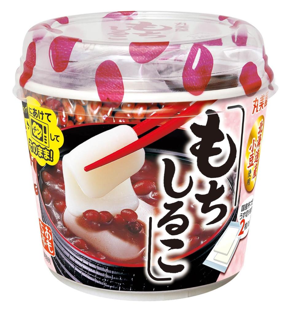 Marumiya Foods Omochitei Mochi Shiruko in Cups, 174g x 6 Packs