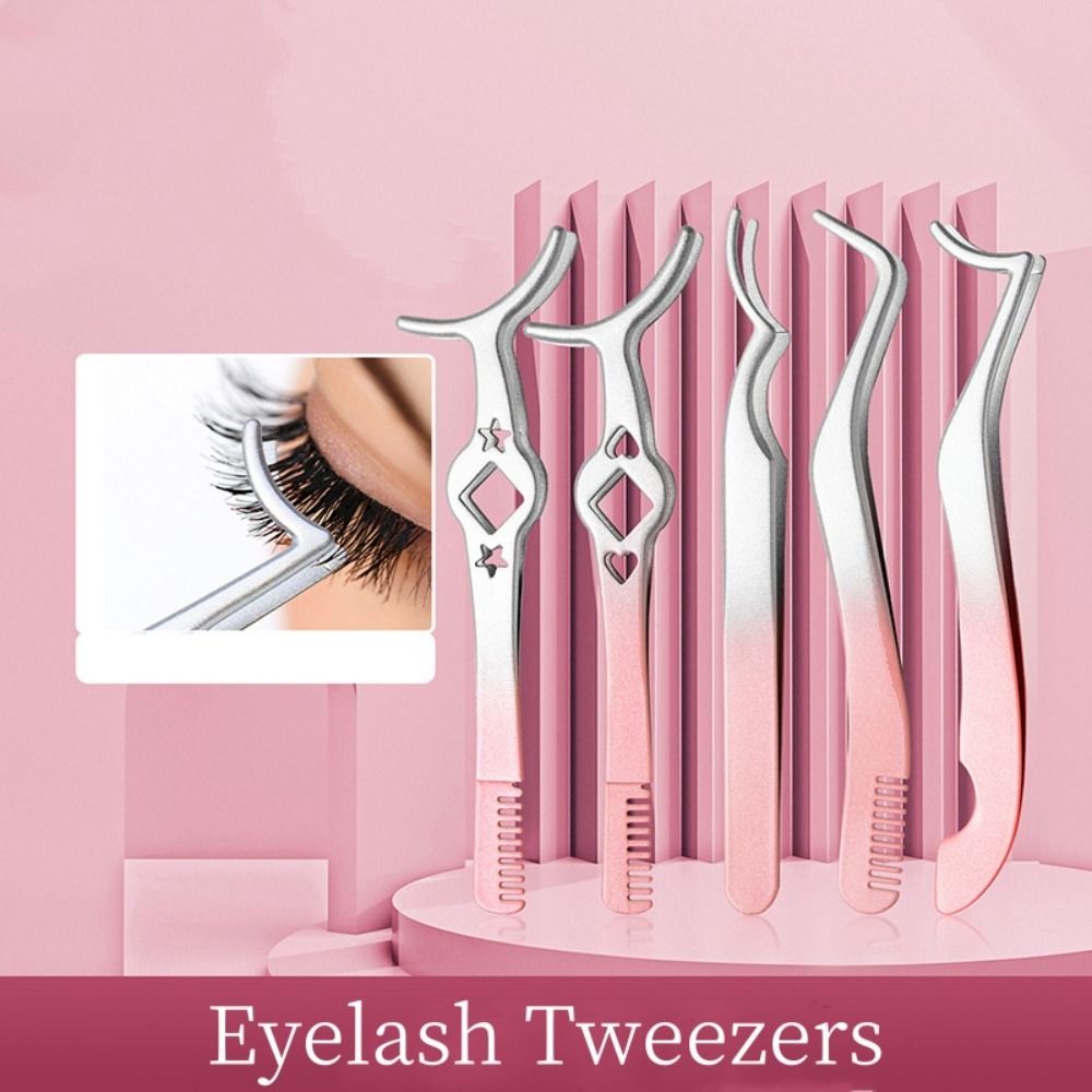Пинцеты для наращивания ресниц из нержавеющей стали, зажим-плоскогубцы для наращивания ресниц, захват для мелких предметов