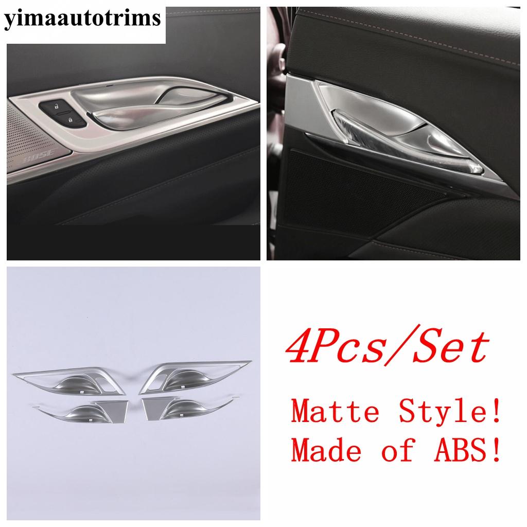 ABS Matte Front Water Cup Panel / Steering Wheel / Window Lift / Handle Bowl Cover Trim Accessories For Cadillac CT4  - 2024