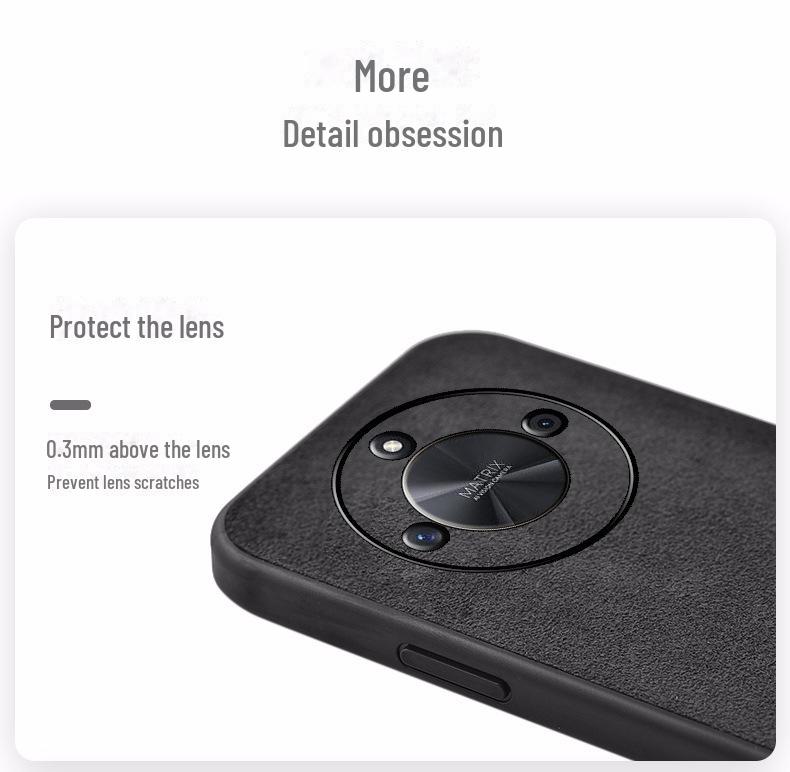 Ультратонкий защитный замшевый чехол для Honor X50/X50i