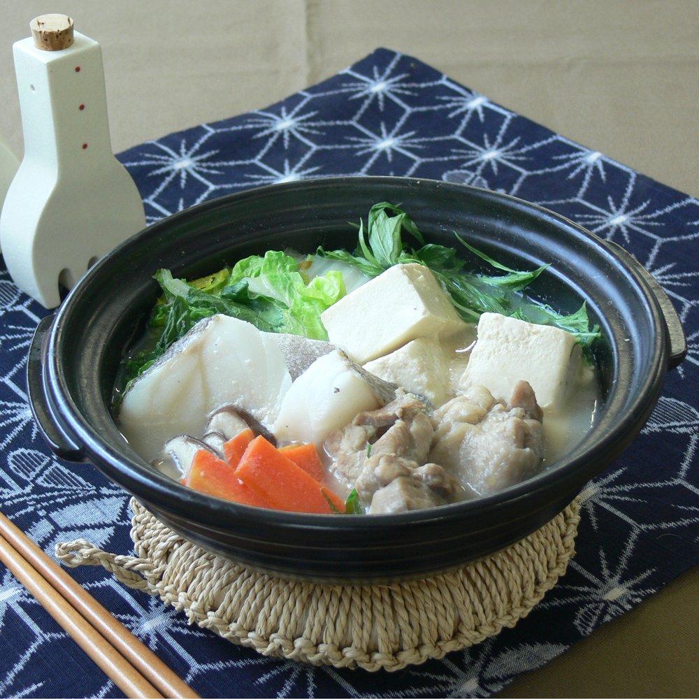 Сузуки, глиняный горшок Банко-яки в киотском стиле, размер 6 (на 1 человека), глазурь лазурит, 5341-4065
