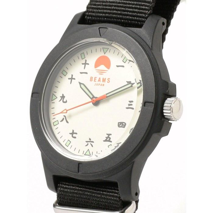 [Beams Japan] Часы BJ с арабскими цифрами SP BLACK FREE Черный