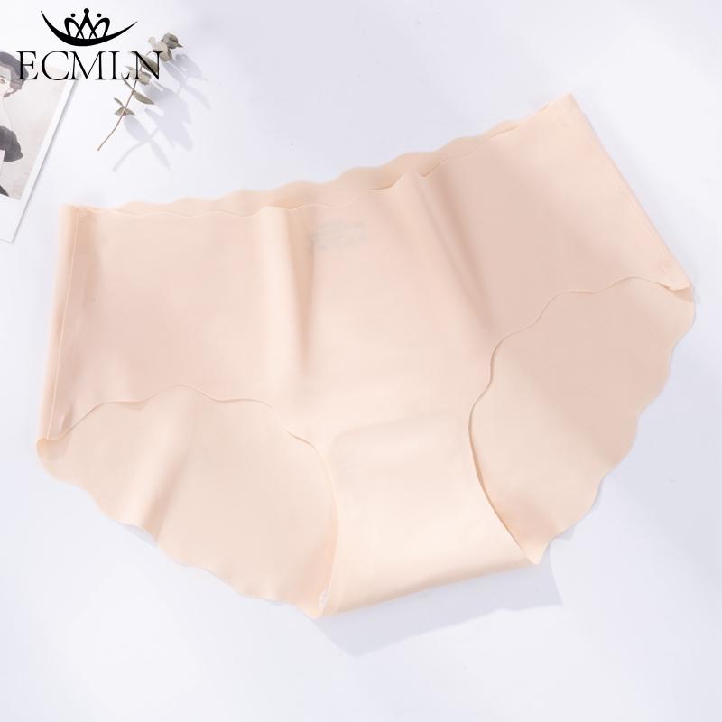 Бесшовное дышащее нижнее белье из ледяного шелка с средней посадкой, женские трусики, волнообразный эффект лифтинга бедер и контроля живота, сексуальные трусики-слипы