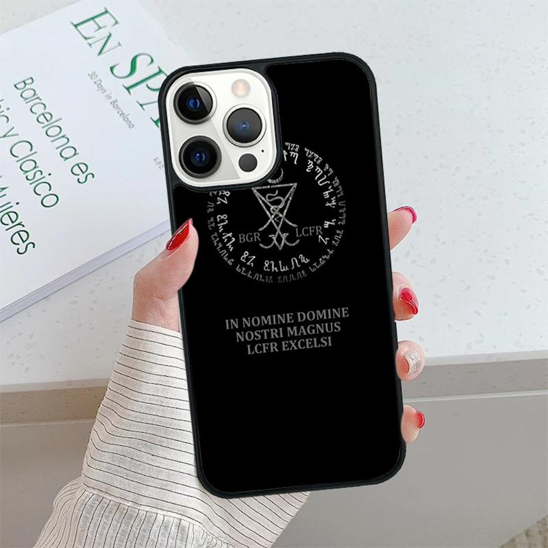 Чехол для телефона 'Печать Люцифера' Для iPhone SE2020 15 16 14 13 Pro Max Coque 12 11 Pro Max Для Apple 8 PLUS 7 6S fundas