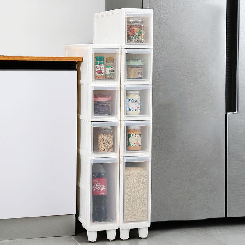 Bathroom/Kitchen Mobile Storage Shelves Magic Seamless Wall Hanging Light Luxury Corner Bathroom Free Punching Rack Holders