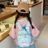 Adorable Cartoon Bunny Toddler Backpack Ultra Lightweight Pu Material Cute Print Design