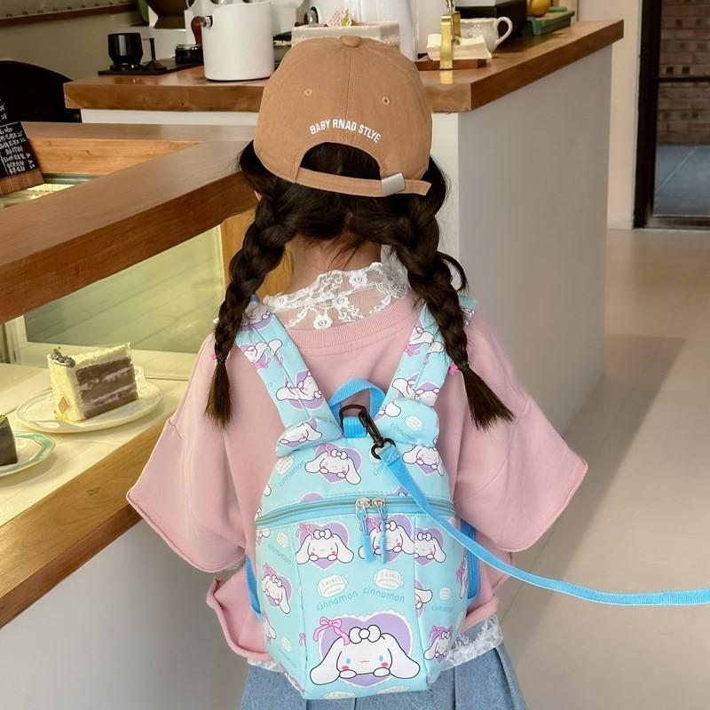 Adorable Cartoon Bunny Toddler Backpack Ultra Lightweight Pu Material Cute Print Design