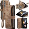 Card Pocket Wallet Phone Bag Leather Case For Samsung Galaxy Z Fold 4 5g Fold4 Fold 3 Fold3 S23 Ultra S22 Plus S21 Fe